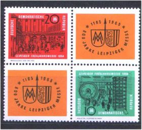 НДР, ФРН ГДР, ФРГ ^/--/^ ZM ГДР 1964 г MNH - Лейпциг ^_^^^ ZM НДР 1964 MNH - Лейпциг - фото фото фото