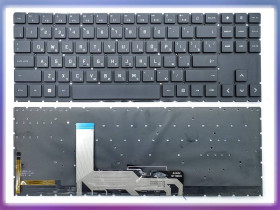 Клавіатури Клавиатуры ^/--/^ Клавиатура для HP Omen 15-EK, 15-EN (RU Black с White подсветкой) Оригинал ^_^^^ Клавіатура для HP Omen 15-EK, 15-EN (RU Black з White підсвічуванням). Оригінал - фото фото фото