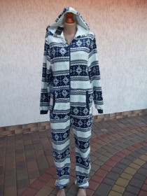 Піжами Пижамы ^/--/^ Prom       ( M / L  -  48  р )   Женская флисовая пижама кигуруми комбинезон Новая ^_^^^ Prom (M/L - 48 р) Жіноча флісова піжама кігурумі комбінезон Нова - фото фото фото