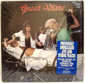 Платівки Пластинки ^/--/^ Great White - Recovery: Live! - 1983-86.  (LP). 12. Vinyl. Пластинка. USA. ^_^^^ Great White - Recovery: Live! - 1983-86. 12.Vinyl. Пластинка. USA. - фото фото фото