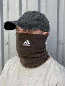 Зимові головні убори Зимние головные уборы ^/--/^ Баф флисовый хаки Adidas ^_^^^ Баф флісовий хакі Adidas - фото фото фото