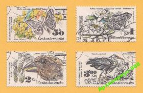 Фауна Фауна ^/--/^ ФАУНА 1983 ЧЕХОСЛОВАКИЯ Животные ПТИЦЫ Бабочки 4 /--/ м. ^_^^^ 1983 Чехословацька тваринні птахи Бабочки 4 /--/ м. - фото фото фото