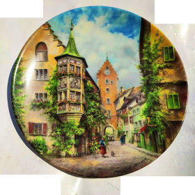 Інше Другое ^/--/^ *  Тарелка настенная - германия - Vohenstrauss Seltmann Obertorturm zu Meersburg ^_^^^ Тарілка настінна - германія - Vohenstrauss Seltmann Obertorturm zu Meersburg - фото фото фото