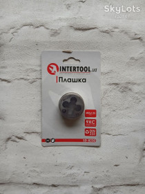 Інший інструмент Другой инструмент ^/--/^ Плашка, M /--/ 10×1,25 мм  INTERTOOL SD-8230 ^_^^^ Плашка, M /--/ 10×1,25 мм INTERTOOL SD-8230 - фото фото фото