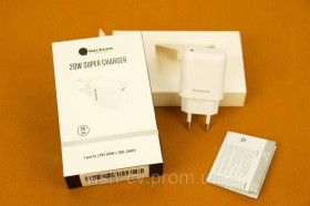 Зарядні пристрої Зарядные устройства ^/--/^ Зарядний пристрій, Type C, Qackenm, Super Charger, PR, 20 /--/ W, White, з Німеччини ^_^^^ Зарядное устройство, Type C, Qackenm, Super Charger, PR, 20 /--/ W, White, из Германии - фото фото фото