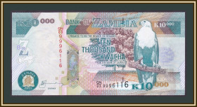 Замбія Замбия ^/--/^ Замбия 10000 квача 2012 P-46  (46 /--/ h) UNC ^_^^^ Замбія 10000 квача 2012 P-46 (46 /--/ h) UNC - фото фото фото