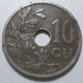 Бельгія Бельгия ^/--/^ Бельгія 10 сантимів 1904 року BELGIQUE 42183 ^_^^^ Бельгия 10 сантимов 1904 года BELGIQUE 42183 - фото фото фото