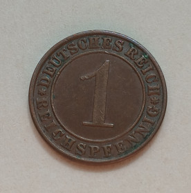 Германія (-) Германия (-) ^/--/^ Німеччина 1 пфеніг 1935 A ^_^^^ Германия 1 пфенниг 1935 A - фото фото фото