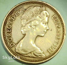 Єлизавета II (після ) Елизавета II (после ) ^/--/^ Великобритания 1 новый пенни, 1978 №74 ^_^^^ Велика Британія 1 новий пенні, 1981 No /--/ 74 - фото фото фото