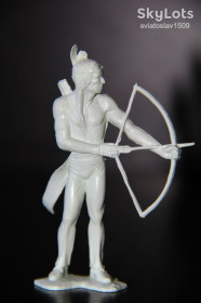 Фігурки, солдатики Фигурки, солдатики ^/--/^ индеец MARX RUBINSTAIN ? 75-80 /--/ мм ^_^^^ індіанець MARX RUBINSTAIN ? 75-80 /--/ мм - фото фото фото