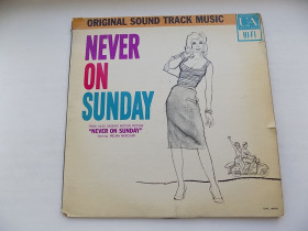 Платівки Пластинки ^/--/^ Виниловая пластинка Jules Dassin, Melina Mercouri in Never on Sunday Soundtrack Пр-во США ^_^^^ Jules Dassin, Melina Mercouri in Never on Sunday Soundtrack - фото фото фото