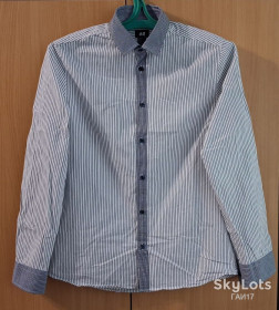 Блузки, сорочки Блузки, рубашки ^/--/^ Рубашка от бренда «H&amp;M»/Швеция/М/Cotton-100%/полосочка. ^_^^^ Сорочка від бренду «H&amp;M»/Швеція/М/Cotton-100%/смуга. - фото фото фото