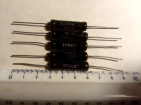 Резистори Резисторы ^/--/^ Резистор Tesla TR /--/ 510 6 /--/ Вт 620 Ом новые, с окислением, маркировка подстерта ^_^^^ Резистор Tesla TR /--/ 510 6 /--/ Вт 620 Ом нові, з окисленням, маркування підстерту - фото фото фото
