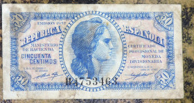 Іспанія Испания ^/--/^ Испания Іспанія 50 сантимов 1937 ^_^^^ Испания 50 сантимов 1937 - фото фото фото