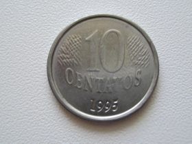 Бразилія Бразилия ^/--/^ Бразилия 10 сентаво 1995 года #9903 ^_^^^ Бразилія 10 сентаво 1995 року #9903 - фото фото фото