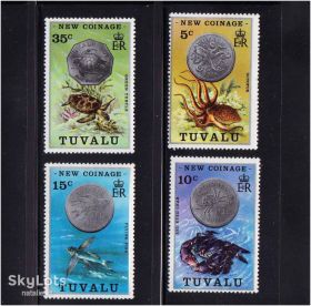 Фауна Фауна ^/--/^ NM  Тувалу  1976 г  MNH - ^_^^^ NM Тувалу 1976 MNH - фото фото фото