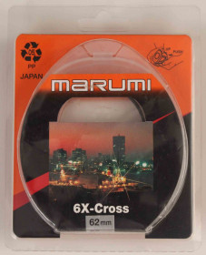 Світлофільтри Светофильтры ^/--/^ Светофильтр Marumi 6 /--/ X-Cross 62 mm  (№2703) ^_^^^ Світлофільтр Marumi 6 /--/ X-Cross 62 mm (No /--/ 2703) - фото фото фото
