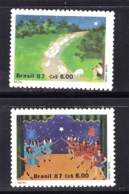 Фауна Фауна ^/--/^ NM Бразилия  1987 г MNH - ^_^^^ NM Бразилія 1987 MNH - фото фото фото