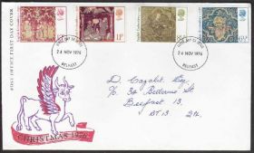 Європа Европа ^/--/^ Великобритания 1976 ЖИВОПИСЬ ФРЕСКИ XIII ВЕК РОСПИСЬ РЕЛИГИЯ ХРИСТИАНСТВО КПД Mi.723-726 ^_^^^ Великобританія 1976 ЖИВОПИС ФРЕСЬКИ XIII ВІК РОЗСПИС РЕЛІГІЯ ХРИСТИАНСТВО КПД Mi.723-726 - фото фото фото