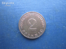 НДР, ФРН ГДР, ФРГ ^/--/^ Монета 2 пфеніги Німеччина ФРН 1969 D ^_^^^ Монета 2 пфенниги Германия ФРГ 1969 D - фото фото фото