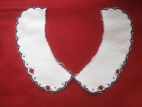 Готові вироби Готовые изделия ^/--/^ Воротничок с вышивкой белый ^_^^^ Воротничок з вишивкою - фото фото фото
