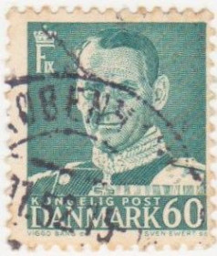 Балтійські країни Балтийские страны ^/--/^ Дания   1948 г. №  314 гашеная ^_^^^ Данія 1948 р. No 314 гашена - фото фото фото
