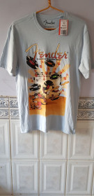 Футболки, майки Футболки, майки ^/--/^ Футболка &amp;quot;Fender&amp;quot;  (100% cotton, S, Bangladesh) ^_^^^ Футболка &amp;quot; Fender&amp;quot; (100% cotton, S, Bangladesh) - фото фото фото