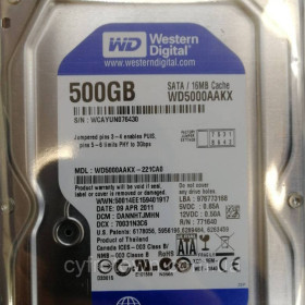Жорсткі диски Жесткие диски ^/--/^ Жесткий диск 500 /--/ Gb Western Digital Sata III WD /--/ 5000 /--/ AAKX б/у Smart 100 - фото фото фото