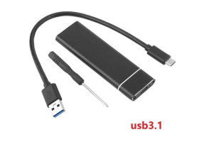 Кишені для HDD Карманы для HDD ^/--/^ 100% NEW!!! Кишеня Карман Корпус для жорсткого диска M.2 з алюмінієвого сплаву, зовнішній жорсткий диск B-KEY, інтерфейс USB C, підтримка протоколів SATA ^_^^^ 100% NEW!!! Кишеня Карман Корпус для жесткого диска M.2 по алюминиевому сплаву, внешний жесткий диск B-KEY, интерфейс USB C, поддержка протоколов SATA - фото фото фото