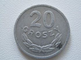 - року - года ^/--/^ Польша 20 грошей 1975 года #14483 ^_^^^ Польща 20 грошей 1975 року #14483 - фото фото фото