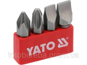 Викрутки Отвертки ^/--/^ Набір насадки викруткові PH /--/ 2/3 S /--/ 8/10 /--/ Х /--/ 36 мм ударні біти 5/16&amp;quot; 4 штуки YATO YT-2812 ^_^^^ Набор насадки отверточные PH /--/ 2/3 S /--/ 8/10 /--/ Х /--/ 36 мм ударные биты 5/16&amp;quot; 4 штуки YATO YT-2812 - фото фото фото