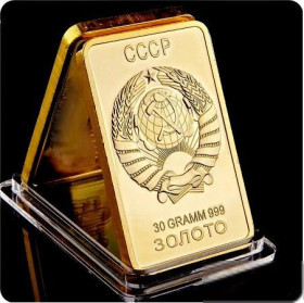 Інше Другое ^/--/^ Слиток золота 30 грамм СССР РОССИЯ ^_^^^ Злиток золота 30 грам СРСР Росія - фото фото фото