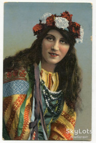 Україна Украина ^/--/^ Листовна картка &amp;quot;Красуня&amp;quot; 1916. Feldpostamt. ^_^^^ Листовная карточка &amp;quot;Красавица &amp;quot; 1916. Feldpostamt. - фото фото фото