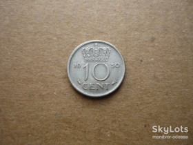 Нідерланди Нидерланды ^/--/^ Нидерланды 10 центов 1950 ^_^^^ Нідерланди 10 центів 1950 - фото фото фото