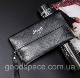 Сумки Сумки ^/--/^ Гаманець клатч чоловічий Jeep Чорний ^_^^^ Кошелек для мужчин, клатч мужской Jeep Чёрный - фото фото фото