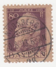 Німецька імперія (-) Германская империя (-) ^/--/^ Германия 1911 г. № 87 гашеная ^_^^^ Німеччина 1911 р. No 87 гашена - фото фото фото