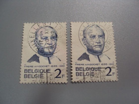 Бенілюкс Бенилюкс ^/--/^ марки Бельгия 1962 Персоналии Педагоги личности географ Поль Гош лот 2 шт гаш №2139 ^_^^^ Бельгія 1962 Персоналії Педагоги особистості географ Поль Гош лот 2 шт гаш No 2139 - фото фото фото