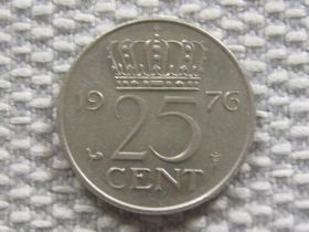 Нідерланди Нидерланды ^/--/^ Нидерланды 25 центов 1976 года 4012 ^_^^^ Нідерланди 25 центів 1976 4012 - фото фото фото