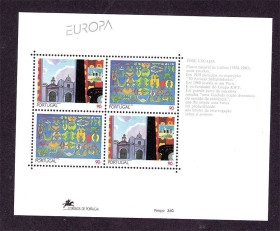 Португалія Португалия ^/--/^ ZM Португалия  1993  г  MNH - блок ^_^^^ ZM Португалія 1993 MNH - блок - фото фото фото