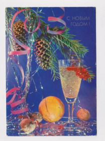 СРСР СССР ^/--/^ С НОВЫМ ГОДОМ  ДМПК 1990 - 1991 г.  КРОПИВНИЦКИЙ  чистая  ^_^^^ З Новим роком ДМПК 1990 - 1991 р. Кропивницький чистий - фото фото фото