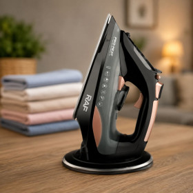 Праски Утюги ^/--/^ Праска RAF ELECTRIC STEAM IRON R.1388 / Парова праска бездротова + зарядна база, 2400 Вт / Праска з керамічним покриттям ^_^^^ Праска RAF ELECTRIC STEAM IRON R.1388 / Паровая утюга беспроводная + зарядная база, 2400 Вт / Праска с керамическим покрытием - фото фото фото