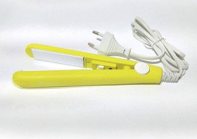Плойки Плойки ^/--/^ Утюжок щипцы для волос Progemei gm-2990, yellow ^_^^^ Стюжок щіпці для волосся Progemei gm-2990, yellow - фото фото фото