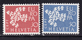 Швейцарія Швейцария ^/--/^ Швейцария / Helvetia  1961 г  MNH -  ЕВПРПА СЕПТ / EUROPA  CEPT - ^_^^^ Швейцарія / Helvetia 1961 р MNH - ЄВПРПА СЕПТ / EUROPA CEPT - фото фото фото