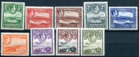 Великобританія Великобритания ^/--/^ БРИТАНСКИЕ КОЛОНИИ. 1938. ГЕОРГ VI. АНТИГУА. БЕЗ 3 МАРОК. MNHMLH. 1000 ^_^^^ Британські колонії. 1938. Георг VI. Антигуа. Без 3 Марок. MNHMLH. 1000 - фото фото фото