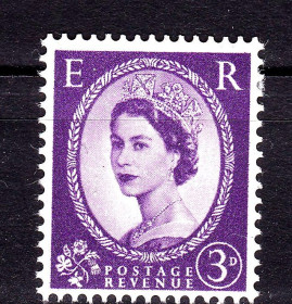 Великобританія Великобритания ^/--/^ Великобритания  1958 г MNH - HM QE-II -  стандарт  - 2 /--/ а скана - графитовые полосы - ^_^^^ Великобританія 1958 MNH - HM QE-II - стандарт - 2 /--/ а скана - графітові смуги - фото фото фото