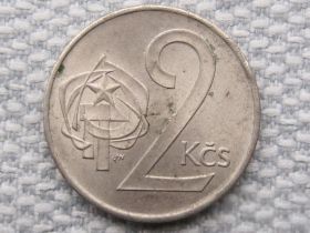 Чехословаччина Чехословакия ^/--/^ Чехословакия 2 кроны 1975 года 2868 ^_^^^ Чехословаччина 2 крони 1975 2868 - фото фото фото