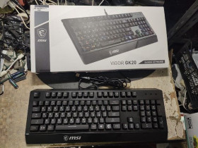 Клавіатури Клавиатуры ^/--/^ Игровая клавиатура с подсветкой MSI Vigor GK /--/ 20 USB № 25300504 ^_^^^ Ігрова клавіатура з підсвічуванням MSI Vigor GK /--/ 20 USB No 25300504 - фото фото фото