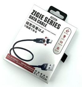 Кабелі Кабели ^/--/^ Дата кабель магнитный Remax RC-102 /--/ m Zigie Series Magnet Connection Micro USB Black ^_^^^ Дата кабель магнітний Remax RC-102 /--/ m Zigie Series Magnet Connection Micro USB Black - фото фото фото
