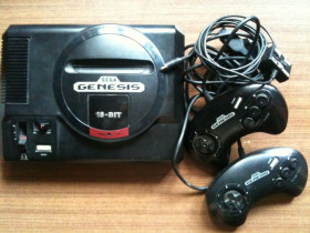 Sega Sega ^/--/^ Приставка Sega Genesis      (NTSC) с двумя джойстиками, RGB SCART ^_^^^ Sega Genesis (NTSC) з двома джойстиками, RGB SCART - фото фото фото