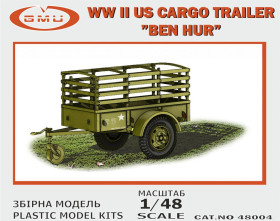 Інші Другие ^/--/^ GMU 48004 WW II US CARGO TRAILER ”BEN HUR”, 1/48 - фото фото фото
